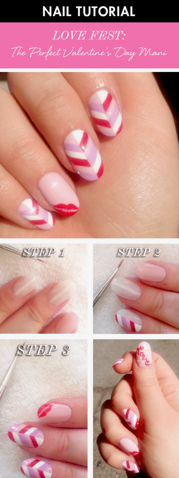 10 Hot Valentine's Day Nail Art Tutorials To Copy - picture 3