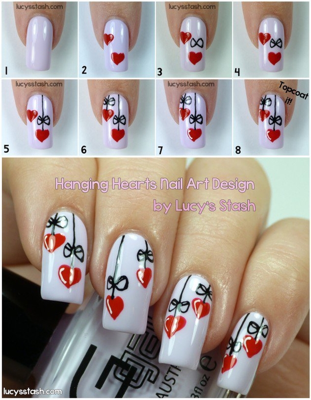 10 Hot Valentine's Day Nail Art Tutorials To Copy - picture 4