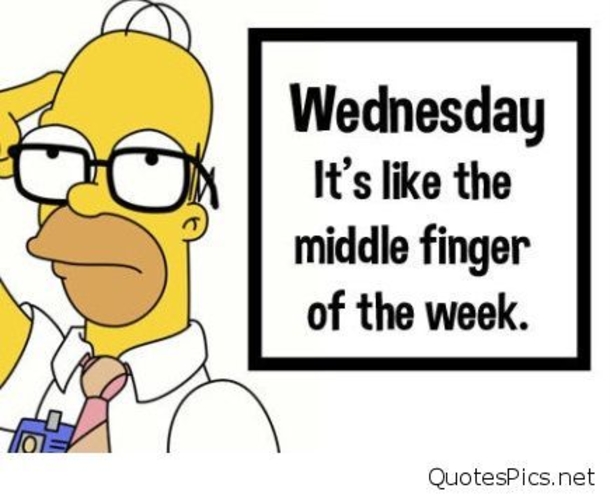 10 Humorous Wednesday Quotes And Sayings - picture 4