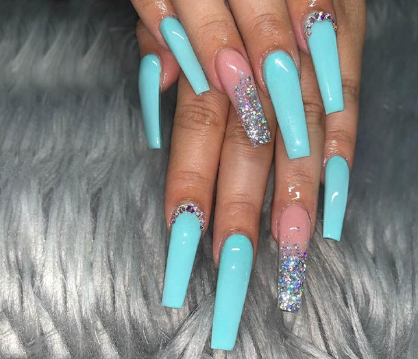 10+ Incredible Coffin Nails Designs With Amazing Styles - picture 10