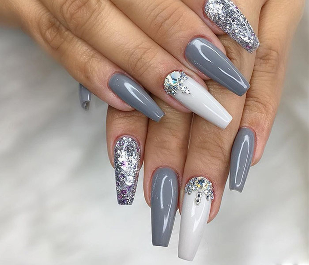 10+ Incredible Coffin Nails Designs With Amazing Styles - picture 12