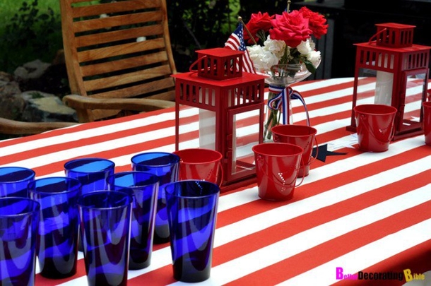 10 Independence Day Table Decorations - picture 12