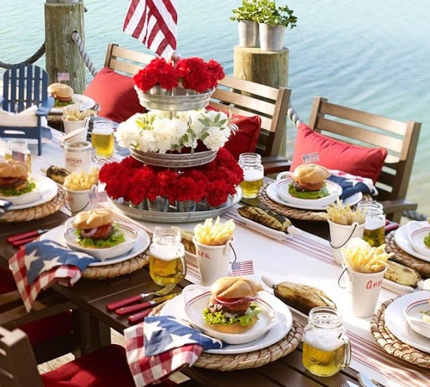 10 Independence Day Table Decorations - picture 8