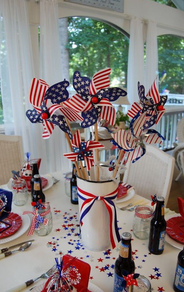 10 Independence Day Table Decorations - picture 9