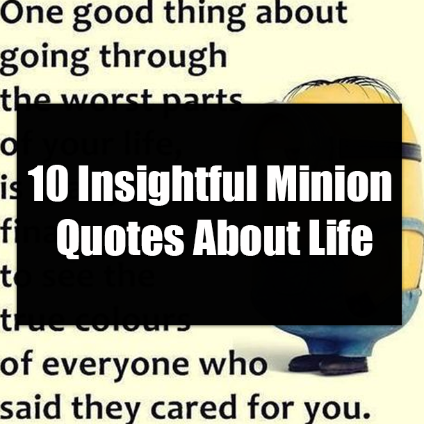 10 Insightful Minion Quotes About Life