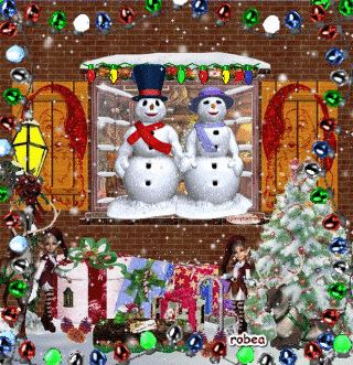 10 Joyful Christmas Snowman Gifs - picture 3