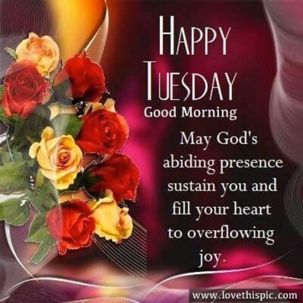 10 Joyful Good Morning Tuesday Images, Quotes And Sayings - picture 11