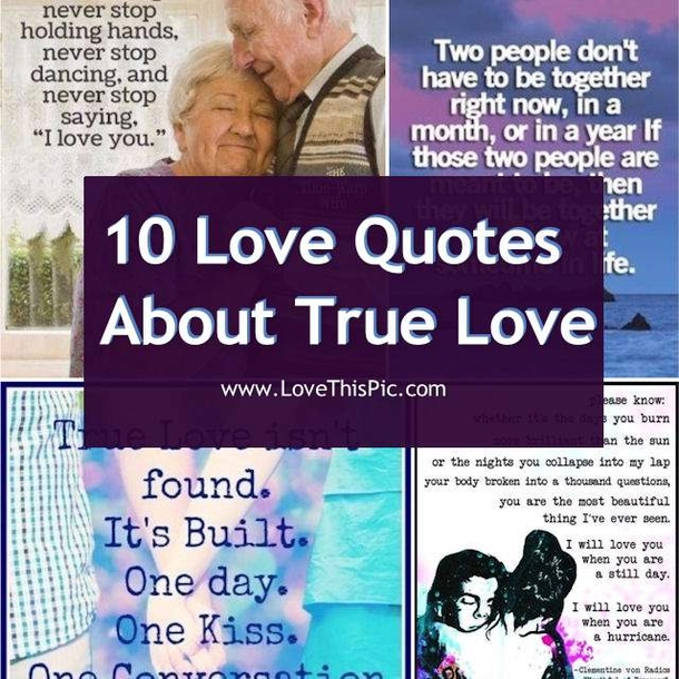 10 Love Quotes About True Love