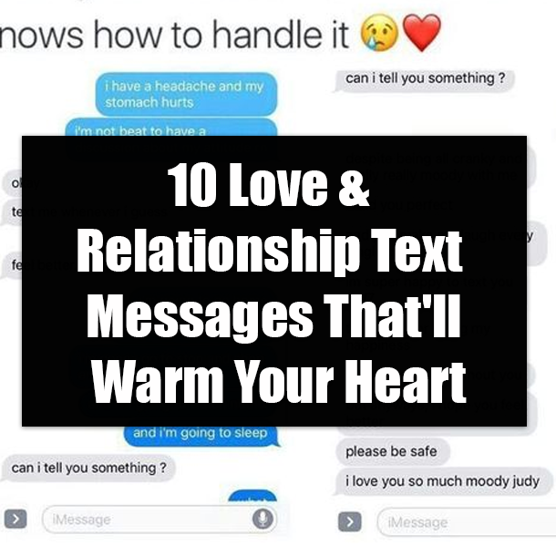 10 Love & Relationship Text Messages That'll Warm Your Heart