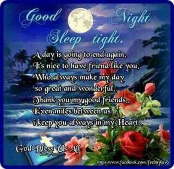 10+ Lovely Good Evening / Good Night Images With Quotes - picture 6