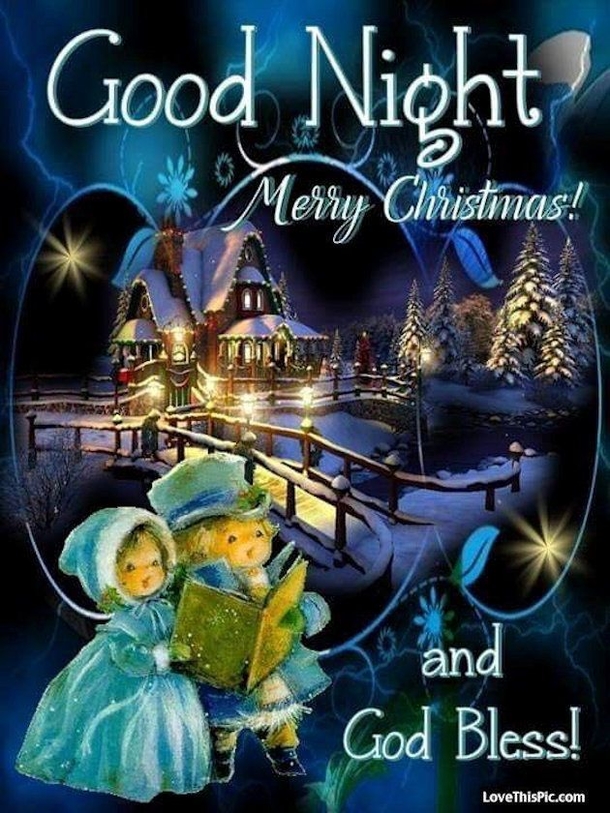 10 Lovely Good Night Merry Christmas Quotes, Sayings And Wishes - picture 2