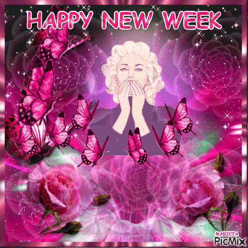 10 Lovely Happy New Week Animated Quotes & Sayings - picture 3