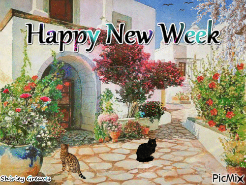 10 Lovely Happy New Week Animated Quotes & Sayings - picture 9