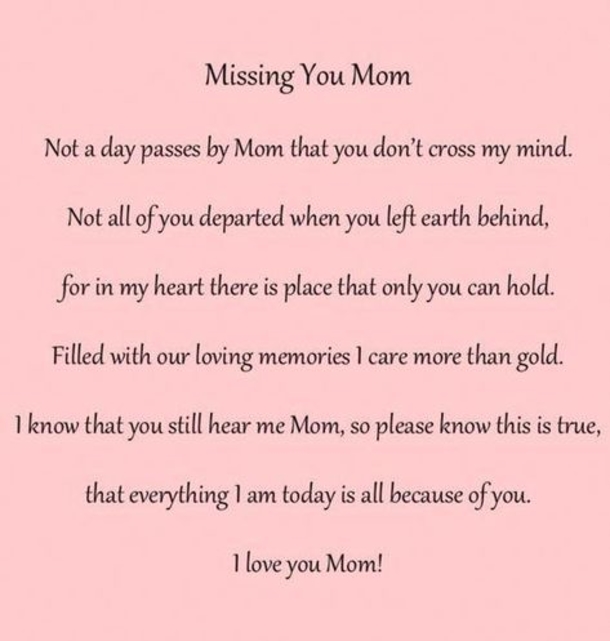 10 Loving Quotes About Missing Mom - picture 3