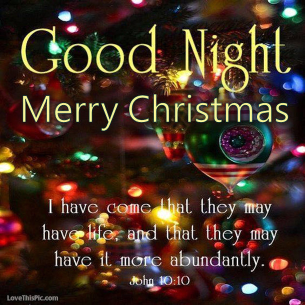 10 Merry Christmas Good Night Quotes, Wishes And Messages - picture 7