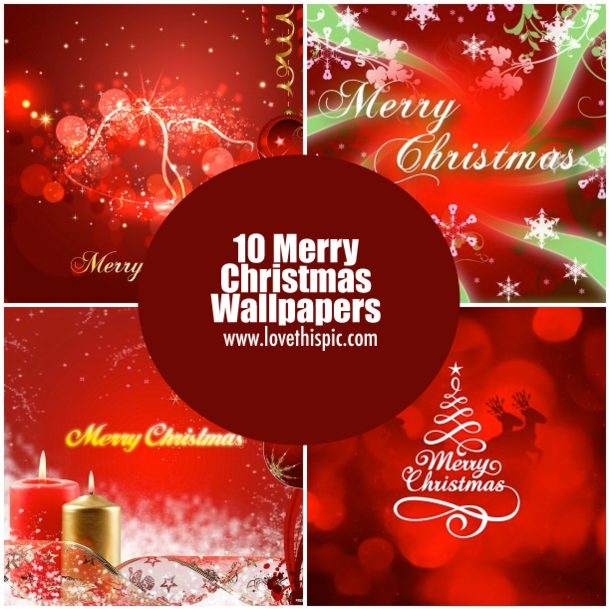 10 Merry Christmas Wallpapers