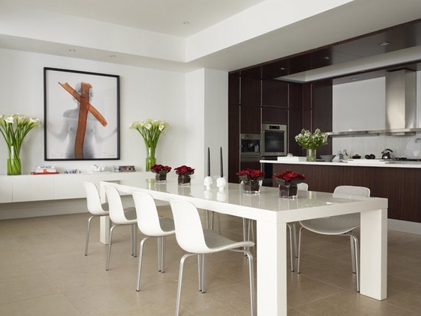 10 Minimalist Dining Room Ideas - picture 3
