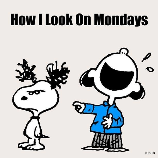 10 Monday Quotes From Snoopy And The Peanuts Gang - picture 10
