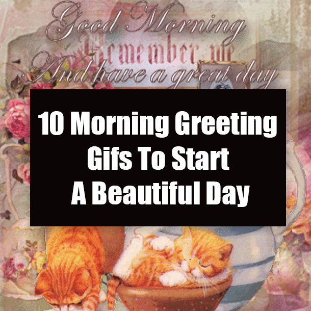 10 Morning Greeting Gifs To Start A Beautiful Day