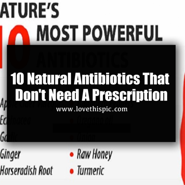 10 Natural Antibiotics That Don't Need A Prescription