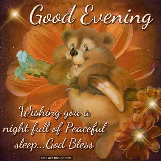 10 New Beautiful Good Evening Quotes To Say Goodnight - picture 9