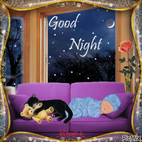 10+ New Beautiful Good Night Quotes / Gifs - picture 2