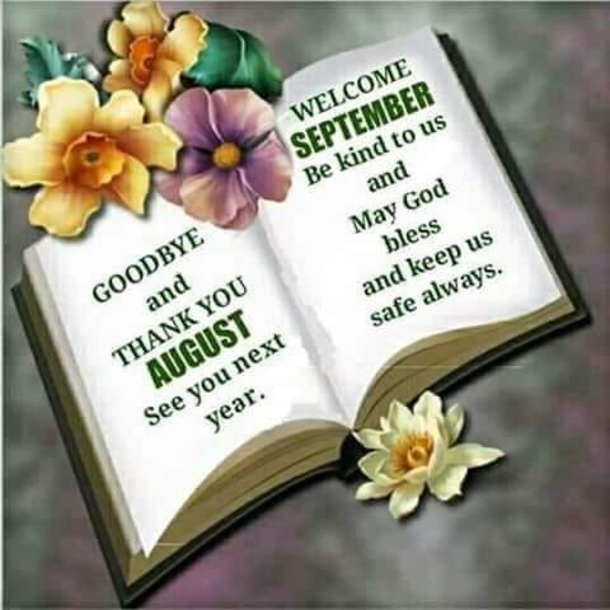10 New Goodbye August, Hello Septmeber Quotes & Images - picture 2