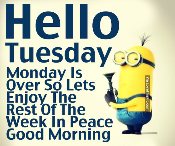 10 New Hello Tuesday Quotes And Sayings - picture 3