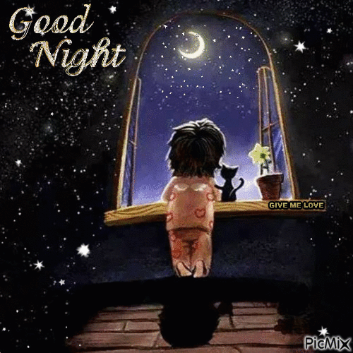 10 Night Animated Images & Gifs To Say Goodnight - picture 3