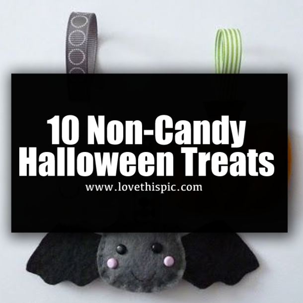 10 Non-Candy Halloween Treats