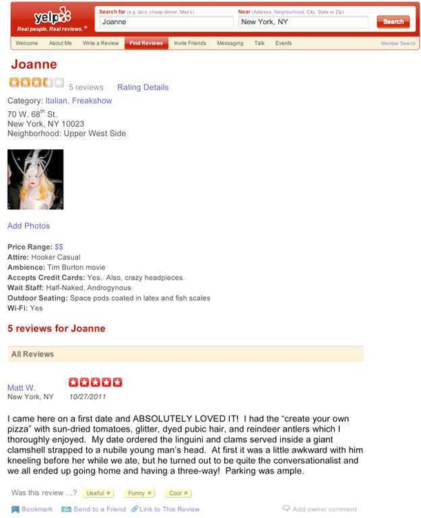 10 Of The Funniest Yelp Reviews Ever - picture 10