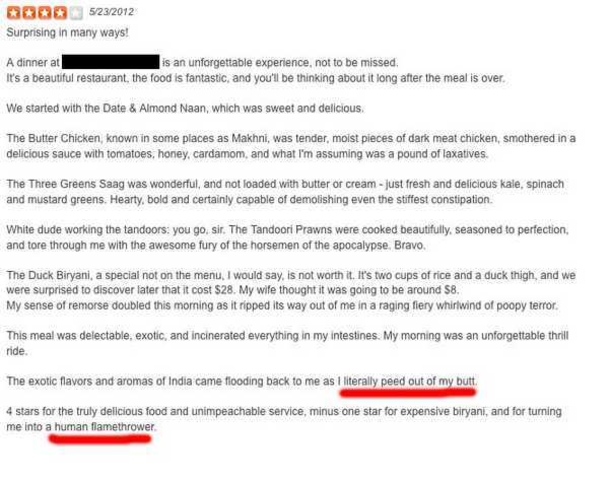 10 Of The Funniest Yelp Reviews Ever - picture 4
