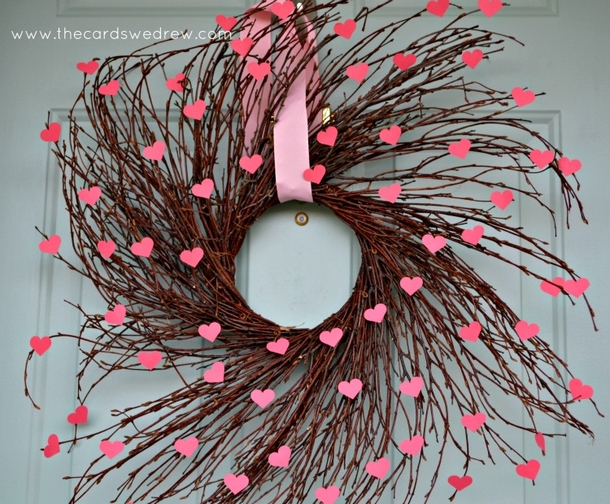 10 Oh So Sweet Valentine's Day Wreaths - picture 6