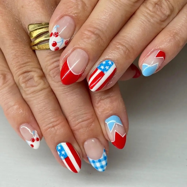 10 Patriotic 4th Of July Nails Ideas To Celebrate The Holiday Right - picture 2