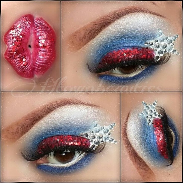 10 Patriotic Smokey Eye Makeup Tutorials - picture 2