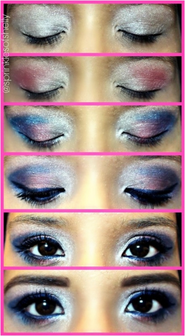 10 Patriotic Smokey Eye Makeup Tutorials - picture 5