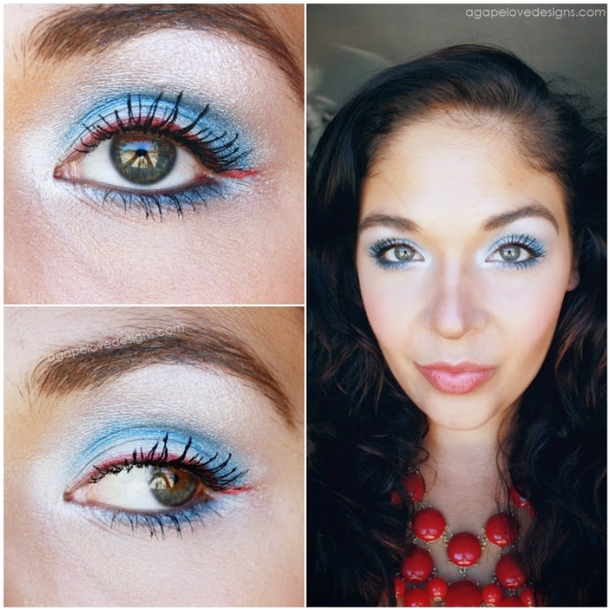 10 Patriotic Smokey Eye Makeup Tutorials - picture 6