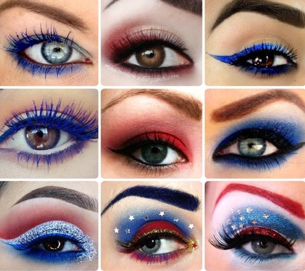 10 Patriotic Smokey Eye Makeup Tutorials - picture 8