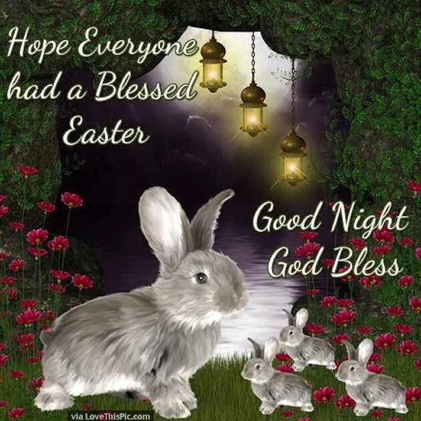 10 Peaceful Goodnight / Good Evening Wishes And Greetings For Easter 2023 - picture 3