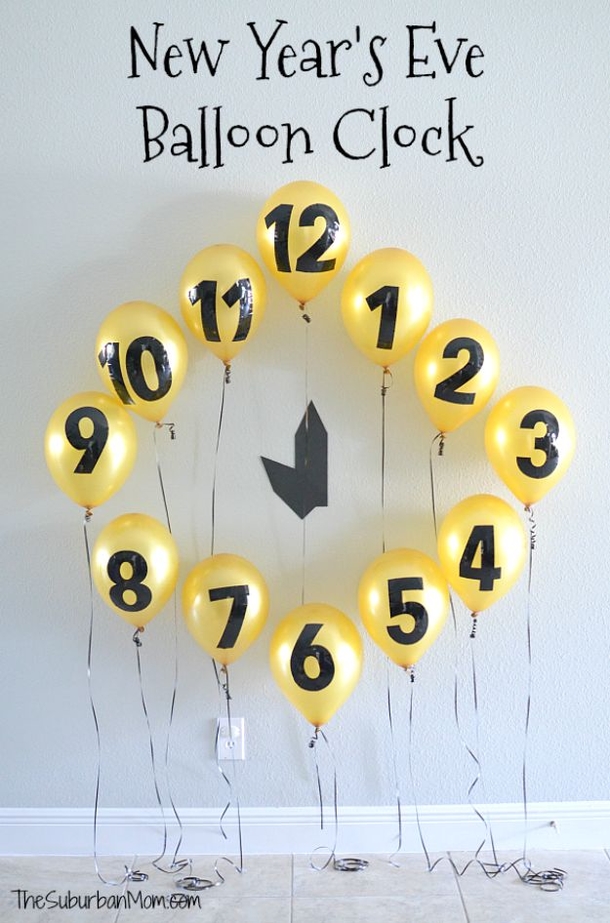 10 Perfect DIY New Years Decoration Ideas & Crafts - picture 3
