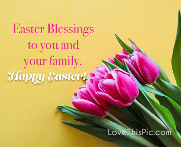 10 Perfect Happy Easter Quotes With Flowers - picture 3