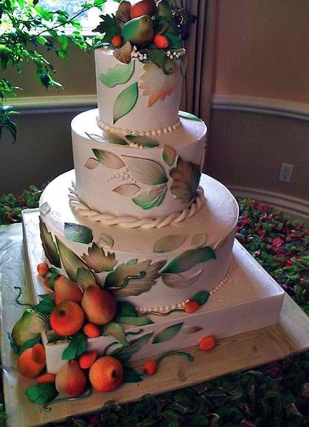 10 Perfect Wedding Cakes For The Fall - picture 6