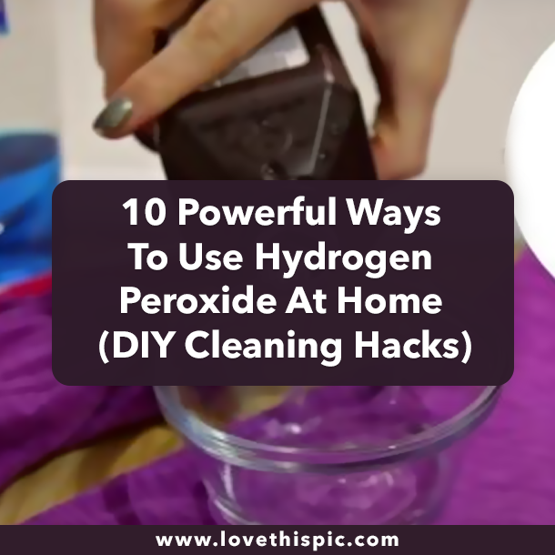 10 Powerful Ways To Use Hydrogen Peroxide At Home (DIY Cleaning Hacks)