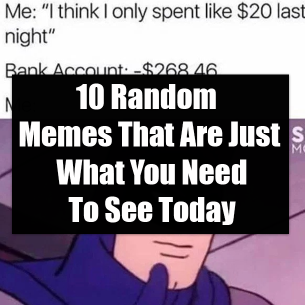 10 Random Memes That Are Just What You Need To See Today
