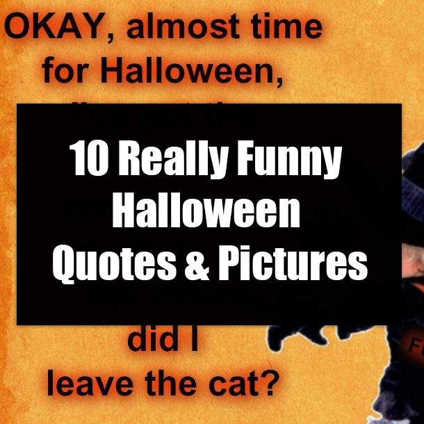 10 Really Funny Halloween Quotes & Pictures