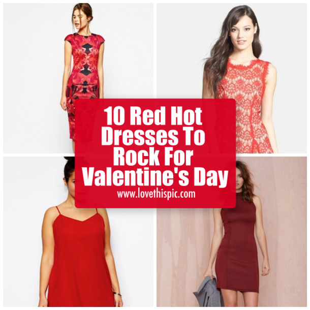 10 Red Hot Dresses To Rock For Valentine's Day