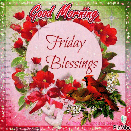 10 Refreshing Animated Good Morning Weekend & Friday Blessings - picture 2