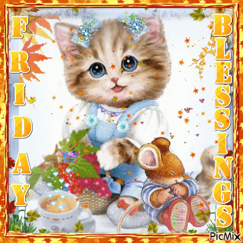 10 Refreshing Animated Good Morning Weekend & Friday Blessings - picture 3