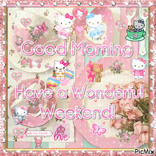 10 Refreshing Animated Good Morning Weekend & Friday Blessings - picture 7