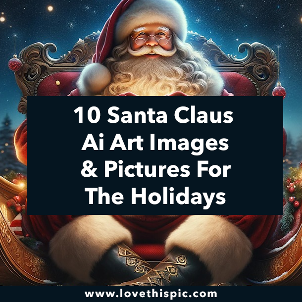 10 Santa Claus Ai Art Images & Pictures For The Holidays